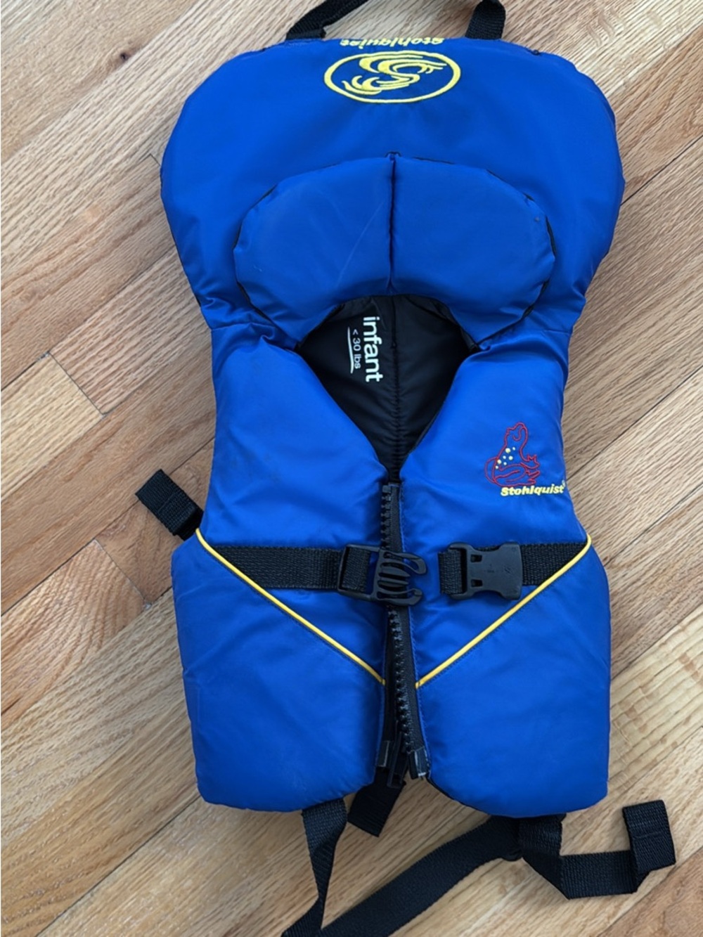 Infant Blue Kids Life Jacket - Stoïqueuist Logo